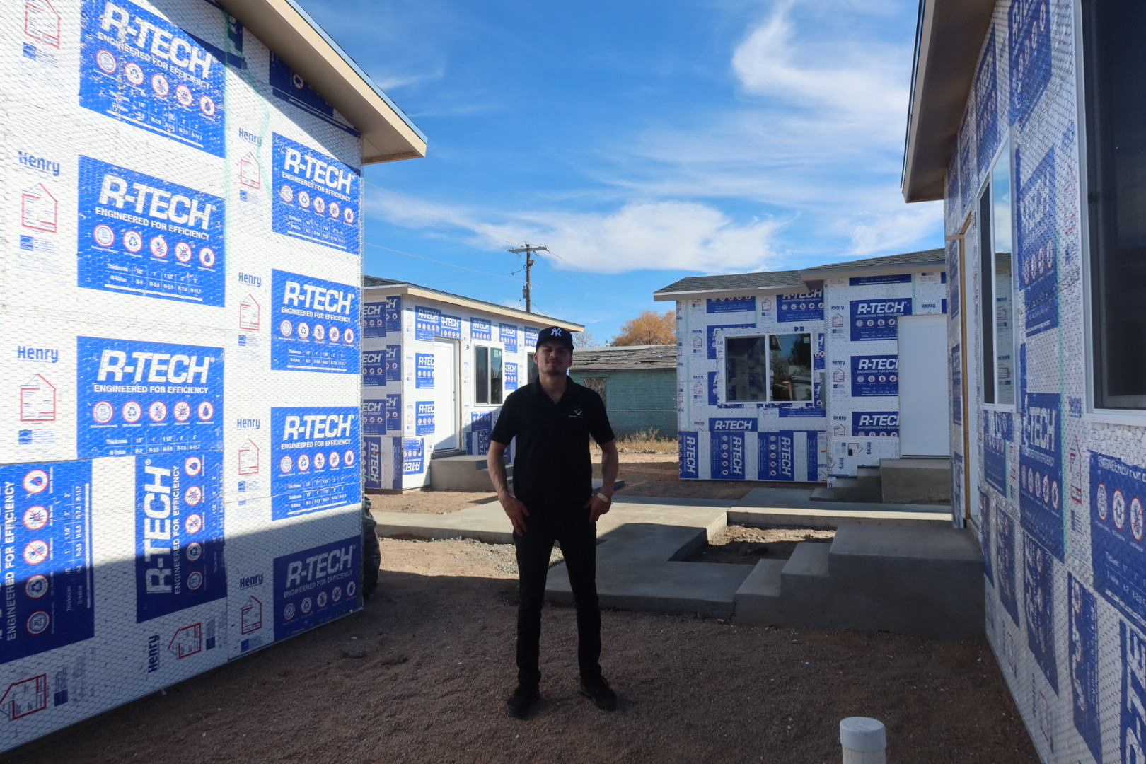 Eric Montaño Jr. on job site